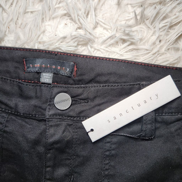 Sanctuary Black Cargo Bootcut Jeans - Picture 5 of 8